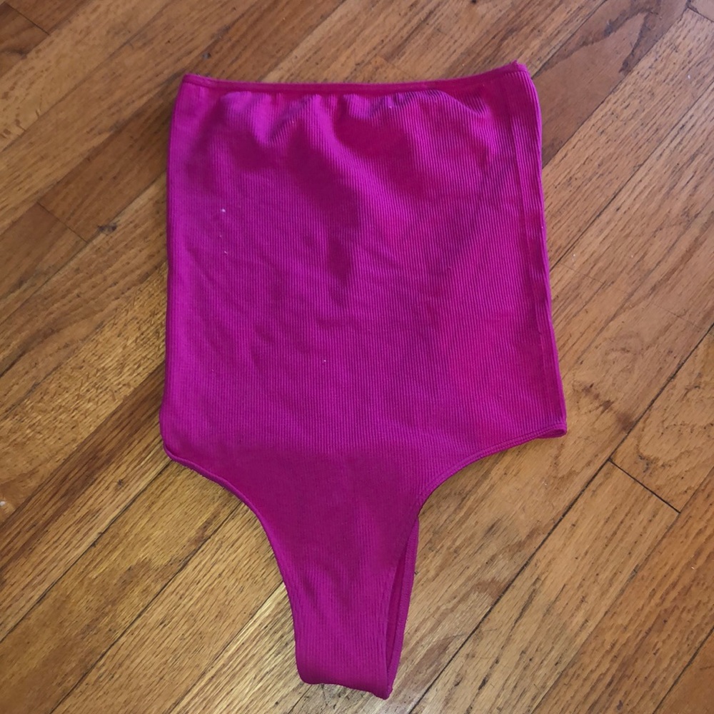 cute pink bodysuit